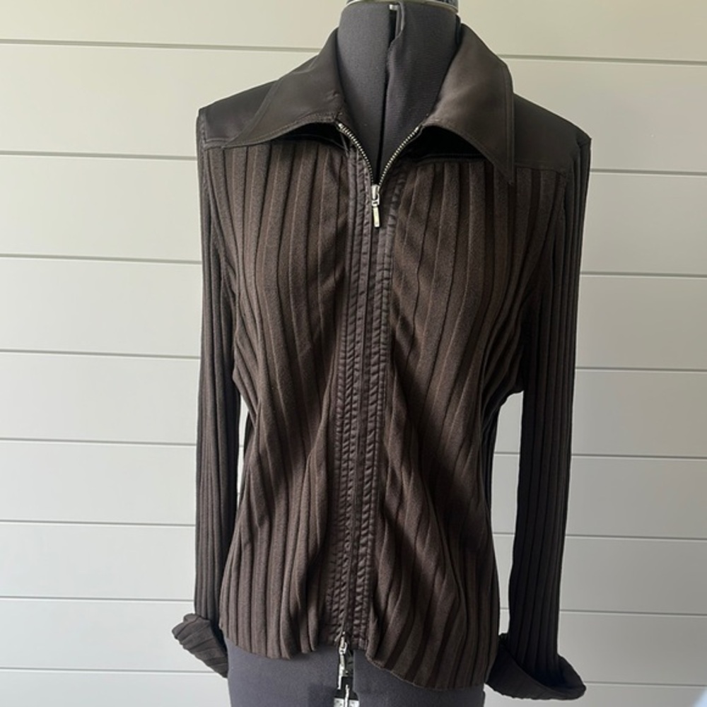 CAbi sweater Large dark Brown Women's Jacket